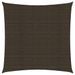 Voile d'ombrage 160 g/m² Marron 6x6 m PEHD - Photo n°1