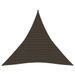 Voile d'ombrage 160 g/m² Marron 6x6x6 m PEHD - Photo n°1