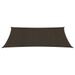 Voile d'ombrage 160 g/m² Marron 6x8 m PEHD - Photo n°3