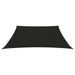 Voile d'ombrage 160 g/m² Noir 2,5x2,5 m PEHD - Photo n°3