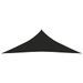 Voile d'ombrage 160 g/m² Noir 2,5x2,5x3,5 m PEHD - Photo n°1