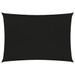 Voile d'ombrage 160 g/m² Noir 2,5x3,5 m PEHD - Photo n°1