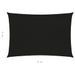 Voile d'ombrage 160 g/m² Noir 2,5x3,5 m PEHD - Photo n°6