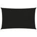 Voile d'ombrage 160 g/m² Noir 2,5x4,5 m PEHD - Photo n°1