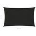 Voile d'ombrage 160 g/m² Noir 2,5x4,5 m PEHD - Photo n°6