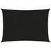 Voile d'ombrage 160 g/m² Noir 2,5x4 m PEHD - Photo n°1