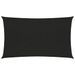 Voile d'ombrage 160 g/m² Noir 2,5x5 m PEHD - Photo n°1