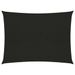 Voile d'ombrage 160 g/m² Noir 2x2,5 m PEHD - Photo n°1