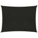 Voile d'ombrage 160 g/m² Noir 2x2,5 m PEHD - Photo n°1