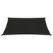 Voile d'ombrage 160 g/m² Noir 2x2,5 m PEHD - Photo n°3