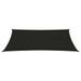 Voile d'ombrage 160 g/m² Noir 2x4,5 m PEHD - Photo n°3