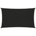 Voile d'ombrage 160 g/m² Noir 2x5 m PEHD - Photo n°1