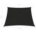 Voile d'ombrage 160 g/m² Noir 3/4x2 m PEHD - Photo n°6