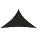 Voile d'ombrage 160 g/m² Noir 3,5x3,5x4,9 m PEHD - Photo n°1