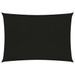 Voile d'ombrage 160 g/m² Noir 3,5x5 m PEHD - Photo n°1