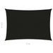 Voile d'ombrage 160 g/m² Noir 3,5x5 m PEHD - Photo n°6