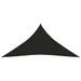 Voile d'ombrage 160 g/m² Noir 3,6x3,6x3,6 m PEHD - Photo n°3