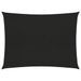 Voile d'ombrage 160 g/m² Noir 3x4 m PEHD - Photo n°1