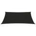 Voile d'ombrage 160 g/m² Noir 3x4 m PEHD - Photo n°3