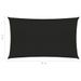 Voile d'ombrage 160 g/m² Noir 3x6 m PEHD - Photo n°6