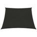 Voile d'ombrage 160 g/m² Noir 4/5x3 m PEHD - Photo n°1