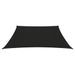 Voile d'ombrage 160 g/m² Noir 4x4 m PEHD - Photo n°3