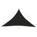 Voile d'ombrage 160 g/m² Noir 5x5x6 m PEHD - Photo n°6