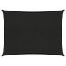 Voile d'ombrage 160 g/m² Noir 5x6 m PEHD - Photo n°1
