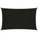Voile d'ombrage 160 g/m² Noir 5x7 m PEHD - Photo n°1