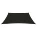 Voile d'ombrage 160 g/m² Noir 7x7 m PEHD - Photo n°3