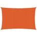 Voile d'ombrage 160 g/m² Orange 2,5x3,5 m PEHD - Photo n°1