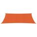 Voile d'ombrage 160 g/m² Orange 2,5x3,5 m PEHD - Photo n°3