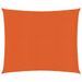 Voile d'ombrage 160 g/m² Orange 2,5x3 m PEHD - Photo n°1