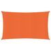 Voile d'ombrage 160 g/m² Orange 2,5x5 m PEHD - Photo n°1