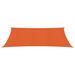 Voile d'ombrage 160 g/m² Orange 2,5x5 m PEHD - Photo n°3