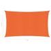 Voile d'ombrage 160 g/m² Orange 2,5x5 m PEHD - Photo n°6