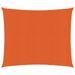 Voile d'ombrage 160 g/m² Orange 2x2,5 m PEHD - Photo n°1