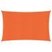 Voile d'ombrage 160 g/m² Orange 2x4 m PEHD - Photo n°1