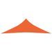 Voile d'ombrage 160 g/m² Orange 3,5x3,5x4,9 m PEHD - Photo n°3