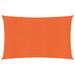 Voile d'ombrage 160 g/m² Orange 3,5x5 m PEHD - Photo n°1