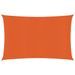 Voile d'ombrage 160 g/m² Orange 3x4 m PEHD - Photo n°1