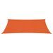 Voile d'ombrage 160 g/m² Orange 3x4 m PEHD - Photo n°2