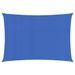 Voile d'ombrage 160 g/m² rectangulaire bleu 3,5x5 m PEHD - Photo n°1