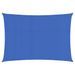 Voile d'ombrage 160 g/m² rectangulaire bleu 3x5 m PEHD - Photo n°1