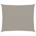 Voile d'ombrage 160 g/m² rectangulaire gris clair 2,5x3 m PEHD - Photo n°2