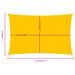 Voile d'ombrage 160 g/m² rectangulaire jaune 2x3,5 m PEHD - Photo n°6