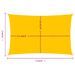 Voile d'ombrage 160 g/m² rectangulaire jaune 2x3 m PEHD - Photo n°6