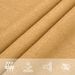 Voile d'ombrage 160 g/m² rectangulaire sable 2x4 m PEHD - Photo n°7