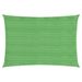 Voile d'ombrage 160 g/m² rectangulaire vert clair 2,5x5 m PEHD - Photo n°1