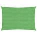 Voile d'ombrage 160 g/m² rectangulaire vert clair 2,5x5 m PEHD - Photo n°1